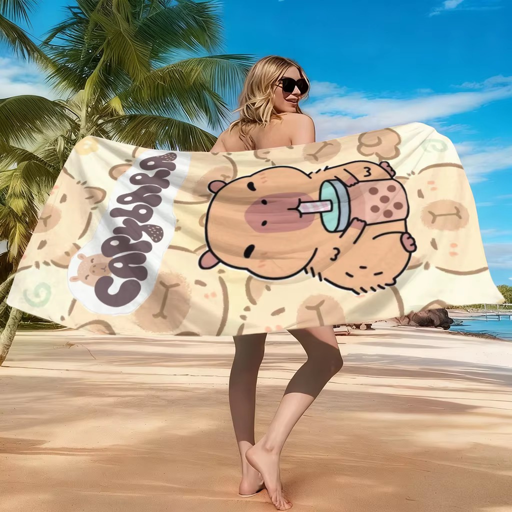 Toalla de playa de capibara de - Towel Small Sport reseña y precio